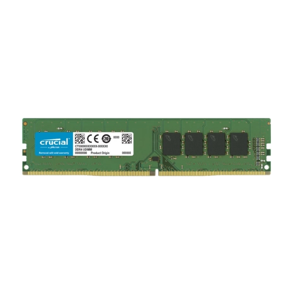 Crucial DDR4 3200MHz CL19 SINGLE Channel - رم دسکتاپ DDR4 تک کاناله 3200 مگاهرتز کروشیال ظرفیت 16 گیگابایت