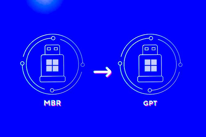 تبدیل پارتیشن هارد MBR به GPT