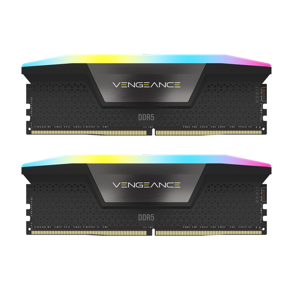 رم دسکتاپ DDR5 دو کاناله 6200 مگاهرتز CL36 کورسیر مدل VENGEANCE RGB ظرفیت 32 گیگابایت