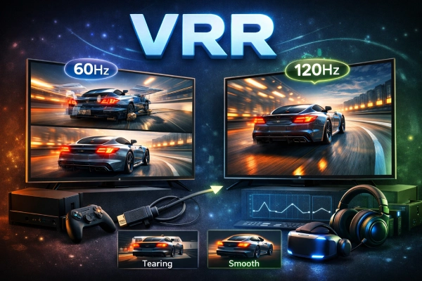 تفاوت VRR با V Sync